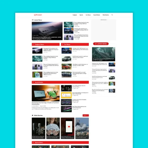 Nexus Newspaper – News Website Templates For GeneratePress